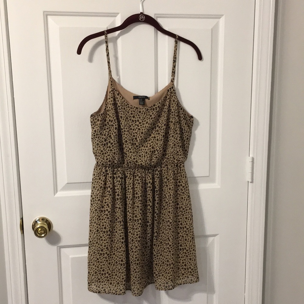 New Forever 21  leopard print dress